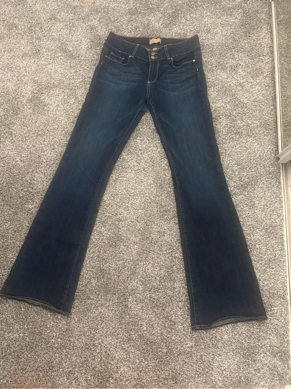 PAIGE Dark Blue Flare Jeans